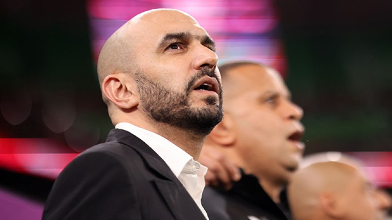 مونديال قطر 2022 .. أسود الأطلس تهدي تأهلها لدور ربع نهائي كأس العالم لجلالة الملك وللشعب المغربي (وليد الركراكي)