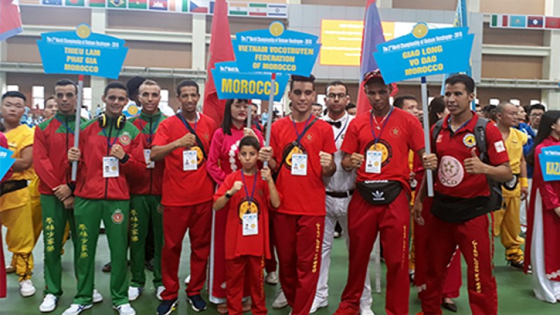 Le Maroc aux 2e Championnats du monde des arts martiaux traditionnels vietnamiens