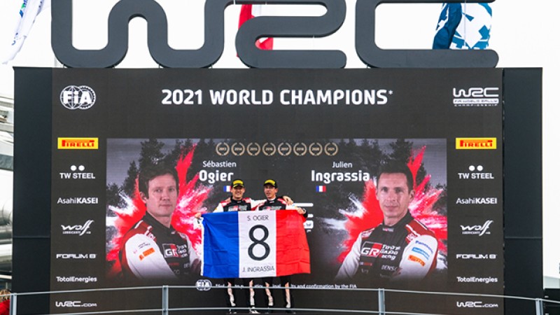 Rallye.. le Français Sébastien Ogier remporte son huitième titre mondial