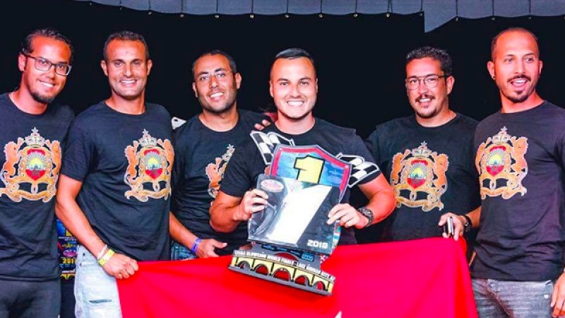 Casablanca : cérémonie en l'honneur du champion du monde de jet-ski Yahya Rammah