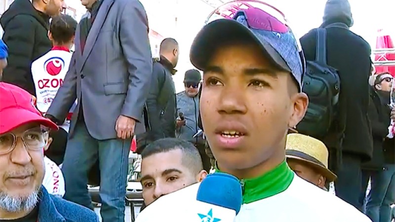 الدراج يوسف بدادو يفوز بالسباق الوطني لمدينة القنيطرة