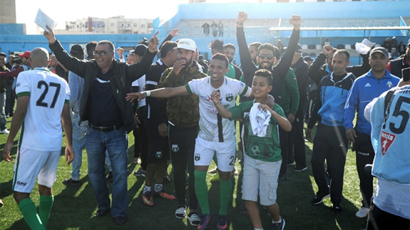 Mouloudia d'Oujda et Youssoufia Berrechid promus en D1