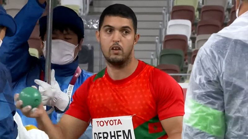 Jeux paralympiques (Lancer du poids/F33).. Le Marocain Zakariae Derehem offre au Maroc sa deuxième médaille d’or
