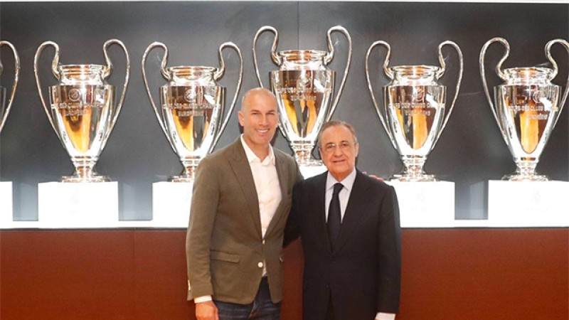 Real Madrid: Zidane heureux de "revenir à la maison"