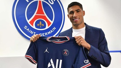 Achraf Hakimi au PSG jusqu’en 2026