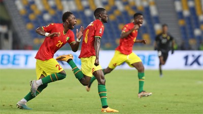 CAN U23 (3è journée/Gr. A).. La Guinée qualifiée aux demi-finales après son match nul face au Ghana (1-1)