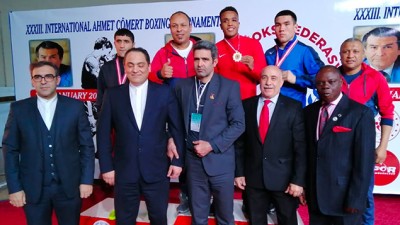 لمنتخب المغربي يحرز الرتبة الثالثة بالدوري الدولي للملاكمة "أحمد كومرت"