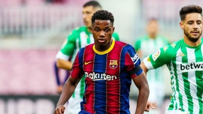 Ansu Fati 'FC Barcelone' opéré du genou et absent 4 mois