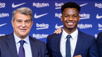 Le Barça assure la continuité d'Ansu Fati avec une clause libératoire d’un milliard d’euros d’euros Sport / Monde
