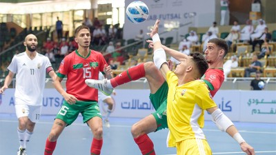 المنتخب المغربي يتأهل إلى نهائي بطولة كأس العرب لكرة القدم داخل القاعة بجدة