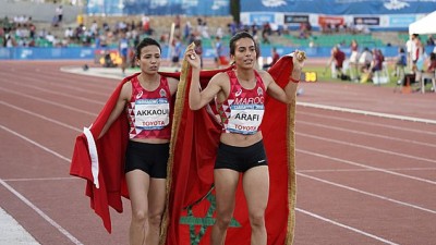 Jeux méditerranéens Tarragone-2018 (1500m/Dames): L'or et l'argent pour les inséparables Arafi et Akkaoui