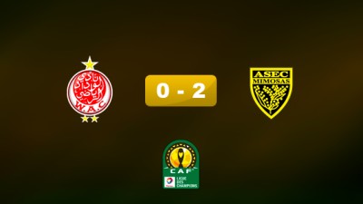 Ligue des champions d'Afrique (Gr.A/5è journée): Défaite du WAC face à l'ASEC Mimosas (0-2)
