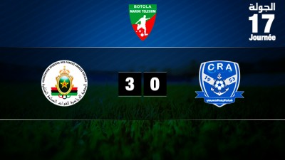 Botola Maroc Télécom D1 (17ème journée) : l'AS.FAR bat le Chabab Rif d'Al Hoceima (3-0)