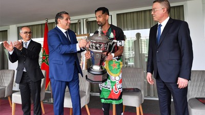 كأس العرش 2019-2020 (المباراة النهائية).. فريق الجيش الملكي يحرز لقبه 12 بعد تفوقه على فريق المغرب التطواني ( 3-0 )