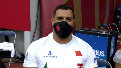 Jeux paralympiques (Lancer du poids/F34).. Le Marocain Azeddine Nouiri remporte l'argent