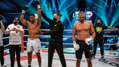 Le Marocain Badr Hari s'incline face au Roumain Benjamin Adegbuyi