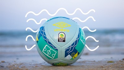 CAN de beach-soccer "Mozambique 2022".. La CAF présente le ballon officiel du championnat