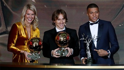 Luca Modric sacré Ballon d'Or 2018