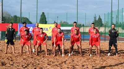 مباراة ودية, المنتخب الوطني لكرة القدم الشاطئية ينهزم أمام نظيره الإماراتي 2-3