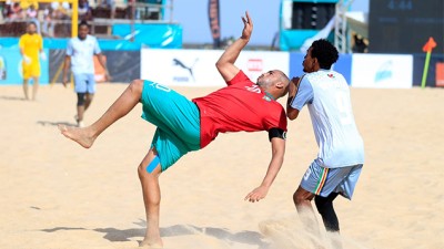 Le Maroc domine les Seychelles et gagne son premier match (5-1) 'CAN de Beach Soccer'