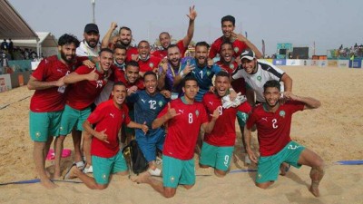 كأس إفريقيا للأمم لكرة القدم الشاطئية.. المغرب يفوز في مباراة الترتيب على أوغندا ب (5-3)