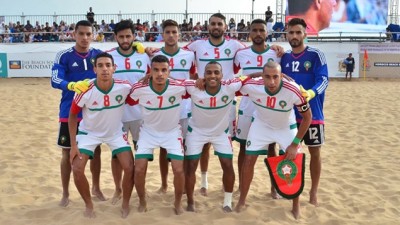 Beach-soccer: L'équipe nationale remporte le tournoi international d'Agadir