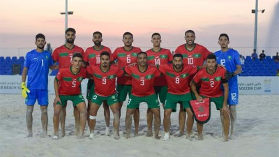 جدة.. المنتخب المغربي يتأهل إلى الدور ربع النهائي لكأس العرب الشاطئية