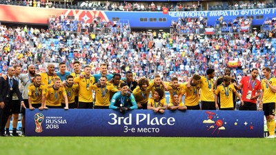 Coupe du Monde Russie-2018: La Belgique termine 3-ème, après sa victoire (2-0) face à l'Angleterre