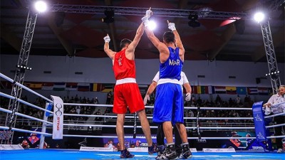 6è Trophée international Mohammed VI de Boxe (7è journée).. Les Marocains Mohamed Hamout et Imad Azoui valident leurs tickets pour le prochain tour