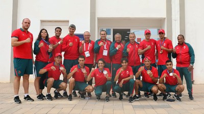 حفل إستقبال على شرف المنتخب الوطني للملاكمة المتوج ببطولة العالم بتركيا وألعاب البحر الأبيض المتوسط