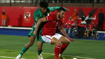 دوري ابطال افريقيا (ذهاب ربع النهائي).. فريق الرجاء الرياضي ينهزم امام مضيفه الأهلي المصري (2-1)