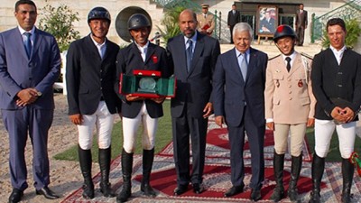 المباراة الرسمية للقفز على الحواجز للحرس الملكي : الفارس علي الأحرش يفوز بالجائزة الكبرى لصاحب الجلالة الملك محمد السادس
