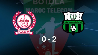Botola Maroc Télécom D1 (13è journée): Le Youssoufia de Berrechid s'impose face au Kawkab Marrakech (2-0)