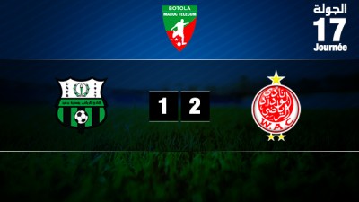 Botola Maroc Télécom D1 (mise à jour 17è journée): Le WAC s'impose face au CAYB (2-1) et creuse l’écart en tête