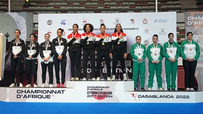 Championnats d'Afrique d'escrime.. L’équipe marocaine féminine prend la médaille d’argent de l’épée