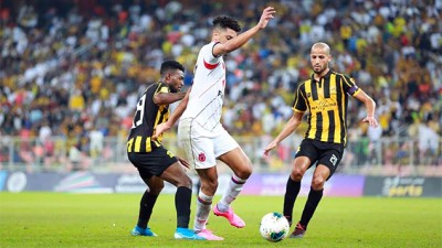 كأس محمد السادس للأندية العربية الأبطال (ذهاب ربع النهائي) أولمبيك آسفي يتعادل مع مضيفه اتحاد جدة السعودي بنتيجة 1-1