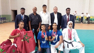 Inde: Le Maroc occupe la 1ère place aux 6èmes Championnats du monde de Nanbudo avec 12 médailles