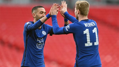 Coupe d'Angleterre.. Ziyech mène Chelsea en finale