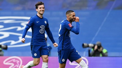 كأس انجلترا لكرة القدم, الدولي المغربي حكيم زياش يقود فريقه تشلسي لبلوغ دور نصف النهائي