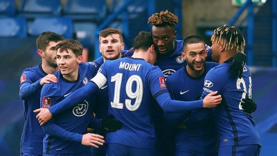 كأس الإتحاد الإنجليزي, تشلسي يتأهل الى الدور الخامس على حساب لوتون تاون بثلاثية أبراهام