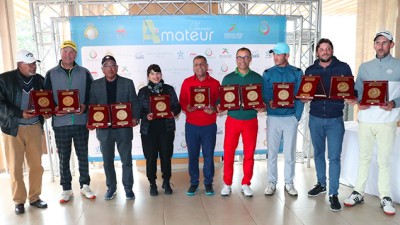 Golf: Mohamed Chaibi (RGAM) et Malika Demnati (RGDES) remportent la 2è étape des Classic Amateurs