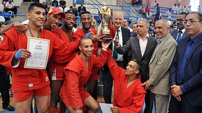Coupe du Trône 2017 de Sambo: victoire des Clubs CAMJ (sambo sportif) et Al Ichrak (sambo de combat)