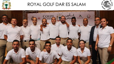 كأس العرش للغولف: نادي الغولف الملكي دار السلام يفوز بلقب النسخة ال15 على حساب نادي الغولف الملكي مراكش ب 6-5
