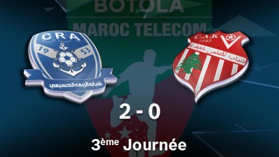 Victoire à domicile de Chabab Al Hoceima face Chabab Atlas Khénifra (2-0)