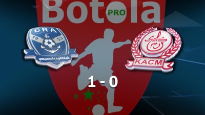 Botola Pro M.T. D1 (18è journée): CRA - KACM (1-0)