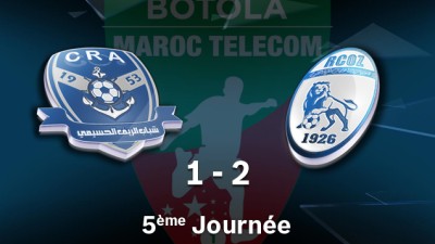 Victoire à l'extérieur du Rapide Club Oued Zem contre Chabab Rif Al Hoceima