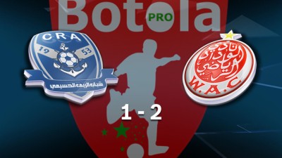 Botola Maroc Télécom D1 (20è journée): Wydad de Casablanca s’impose sur la pelouse de Chabab Al-Hoceima (2-1)