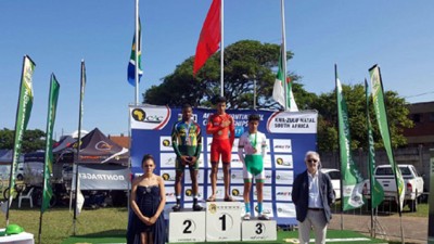 Championnat d’Afrique de cyclisme sur piste à Durban (Afrique du Sud 2017): Le Marocain Mounir Azhari décroche la médaille d’or de la course de vitesse