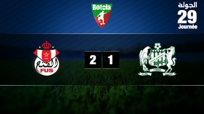 Le Difaa d'El Jadida s'incline à domicile face au FUS de Rabat (1-2) '29è journée'