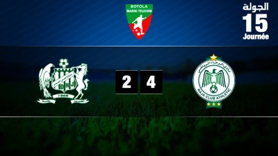 Botola Pro Maroc Télécom D1: Le Raja de Casablanca s'impose face au Difaâ Hassani d'El Jadida (4-2)